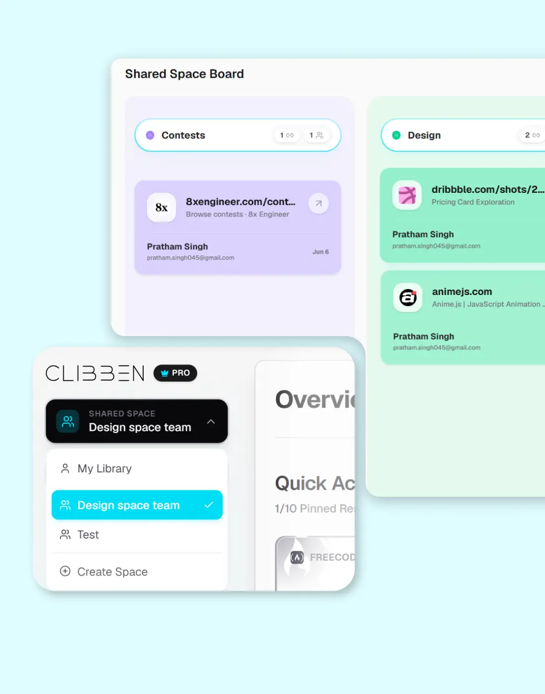 A shared home for your team's links and resources