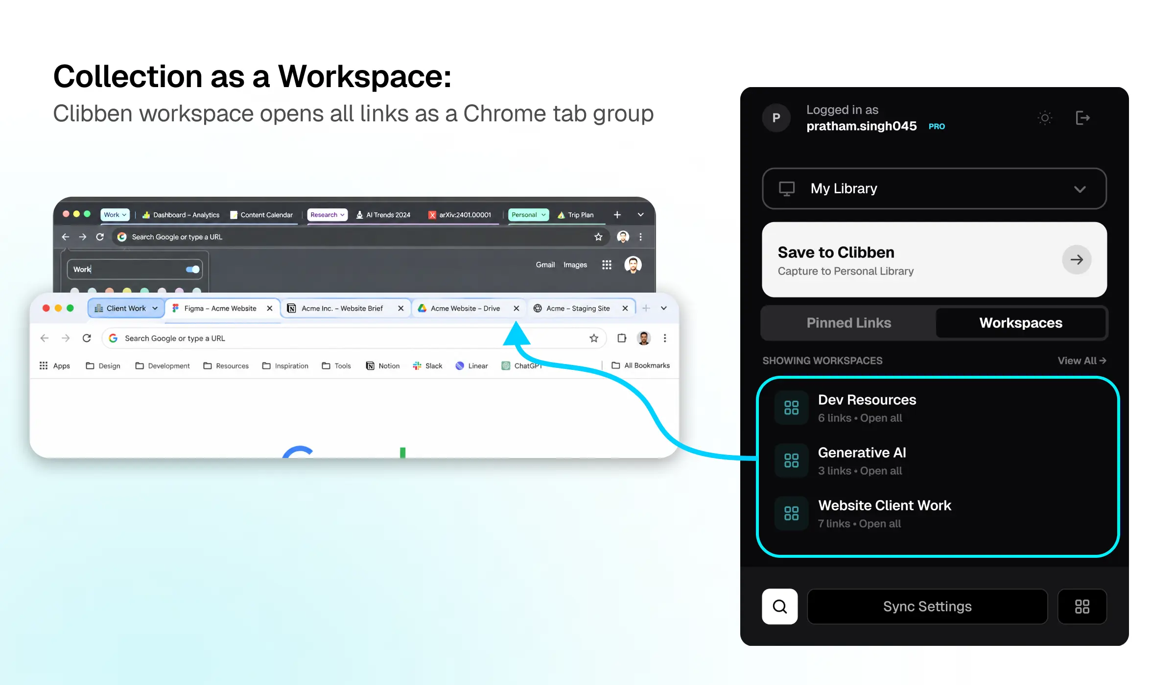 Collections as Workspaces